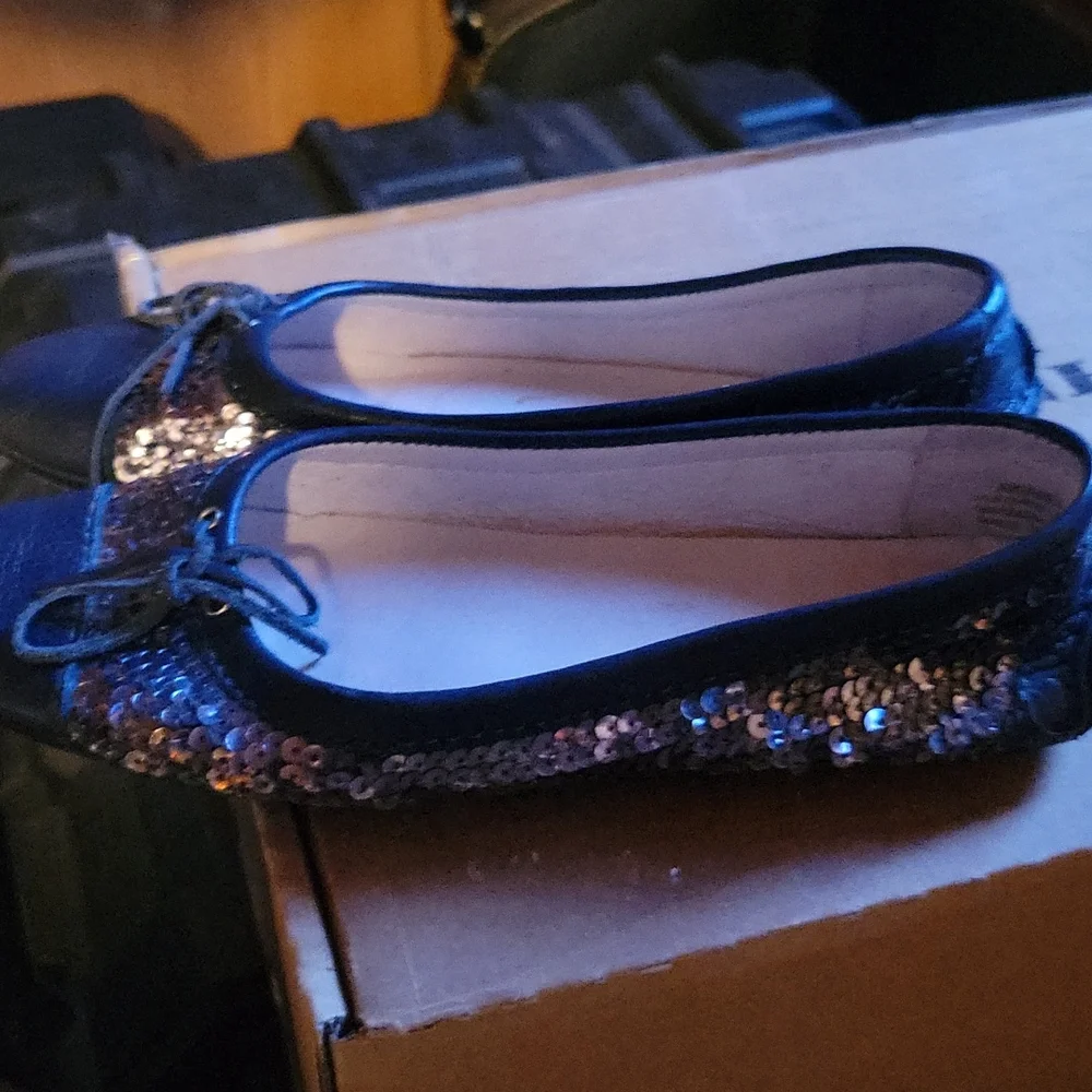 Anne Klein iflex sequin ballet slippers - Picture 7 of 8
